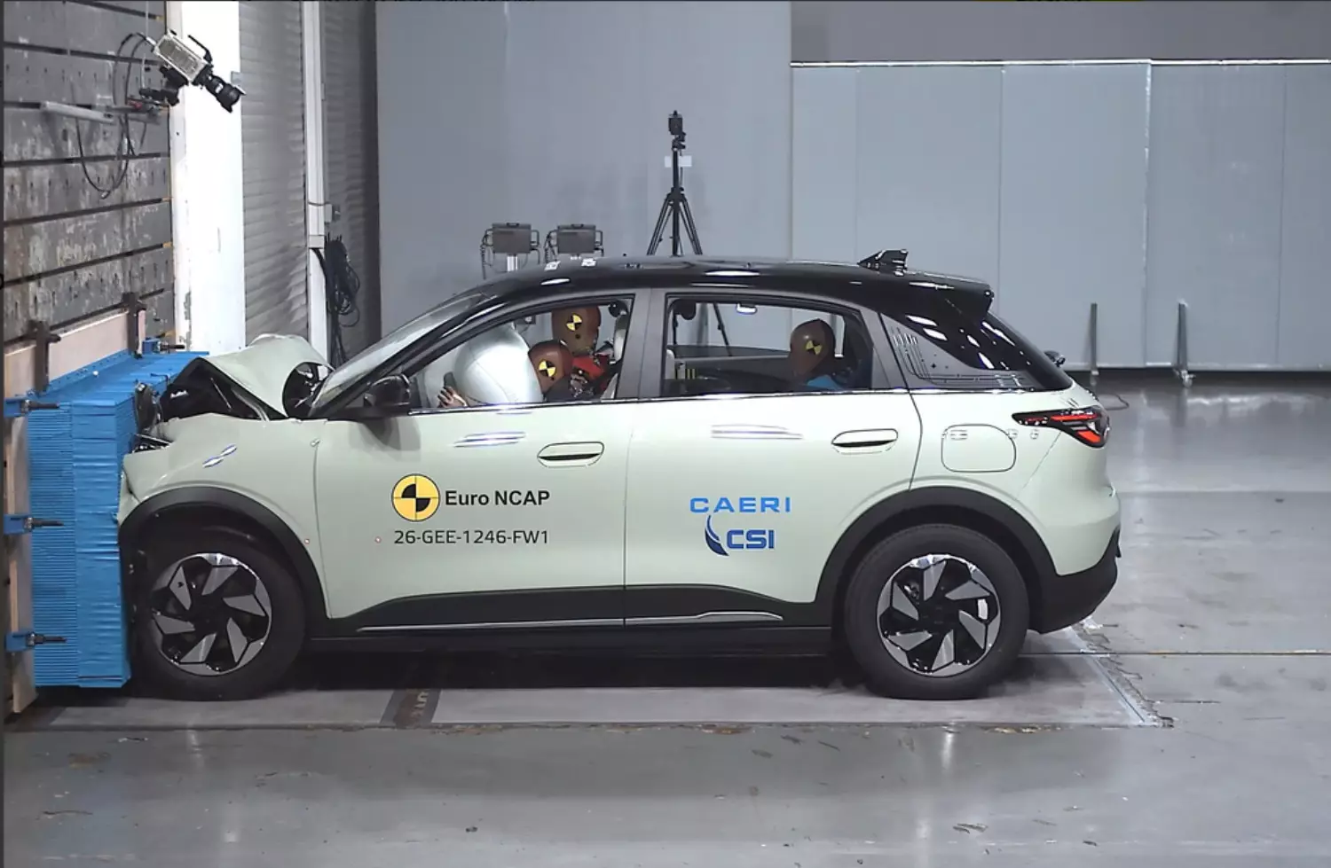 Geely E2. Fot. Euro NCAP