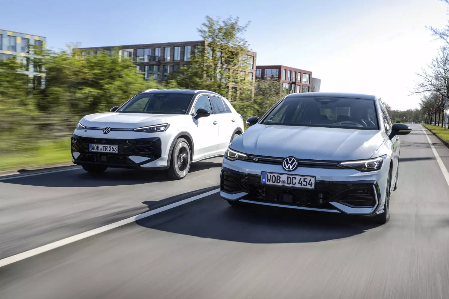 Volkswagen Golf and T-Roc 